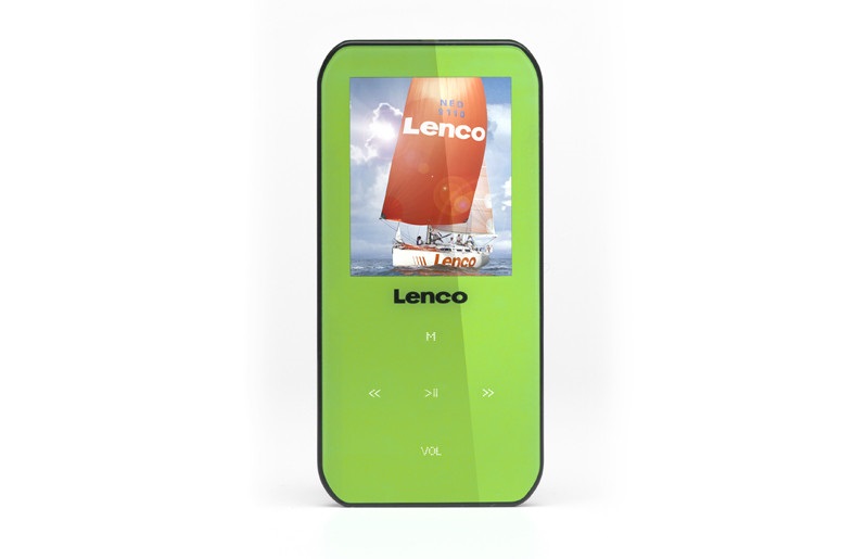 Obrázok LENCO Xemio 655 - green - MP3/MP4 prehrávač, 4GB + microSD slot (XE 655 Green)