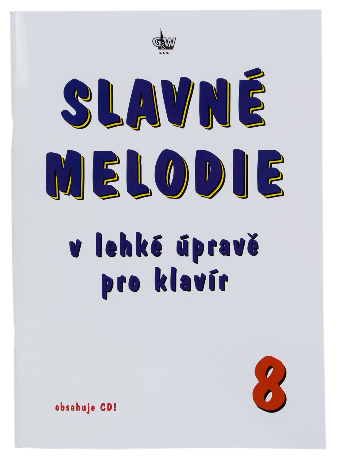 Obrázok Slavné melodie v lehké úpravě pro klavír 8. díl + CD