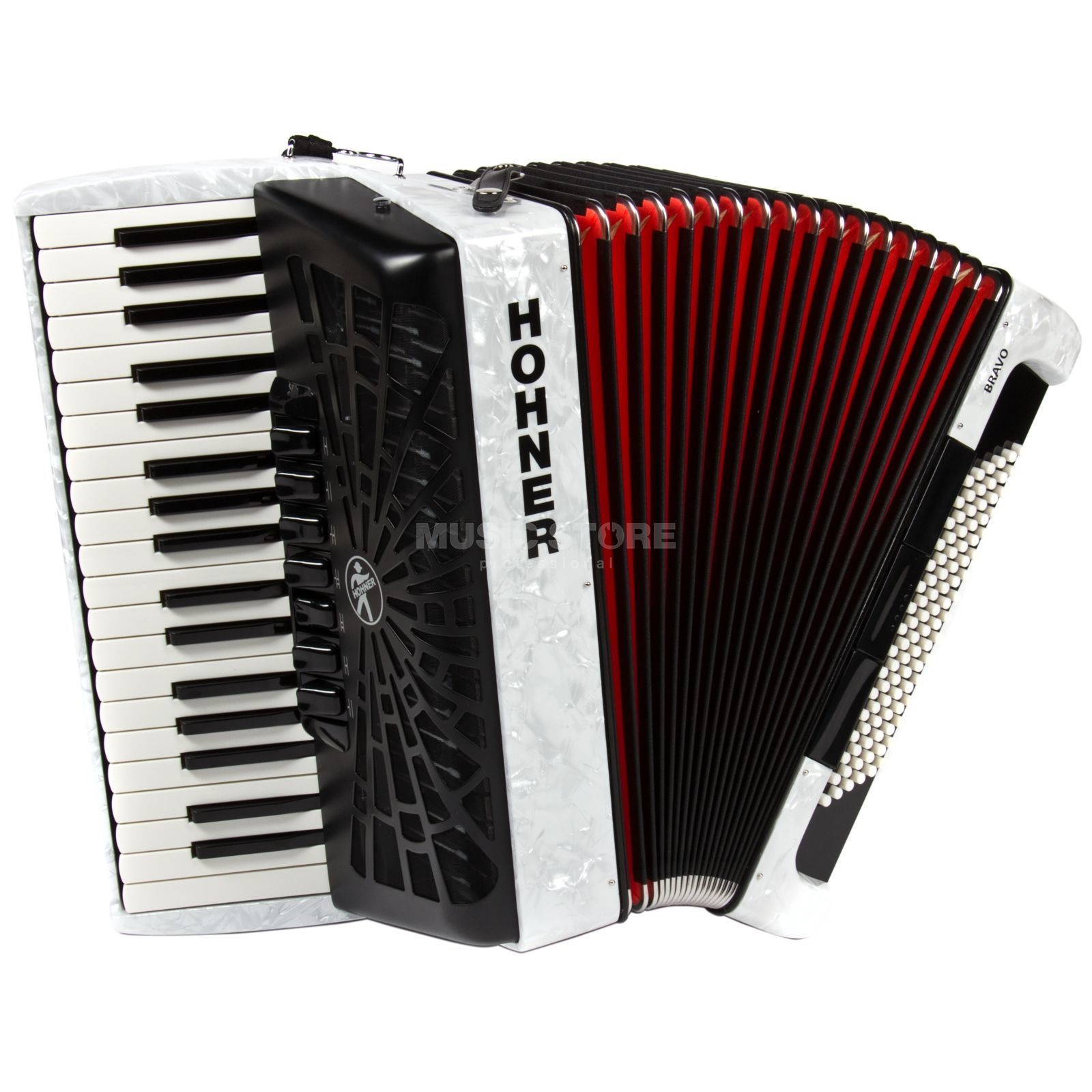 Obrázok Hohner Bravo III 96 White