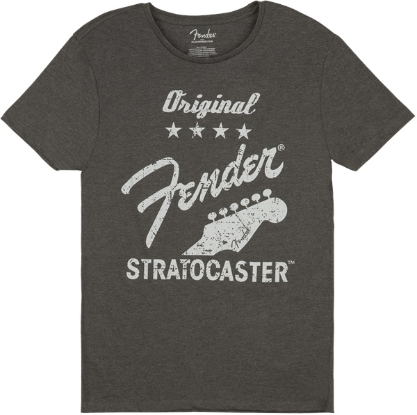 Obrázok Fender Original Stratocaster T-Shirt Charcoal Grey XXL