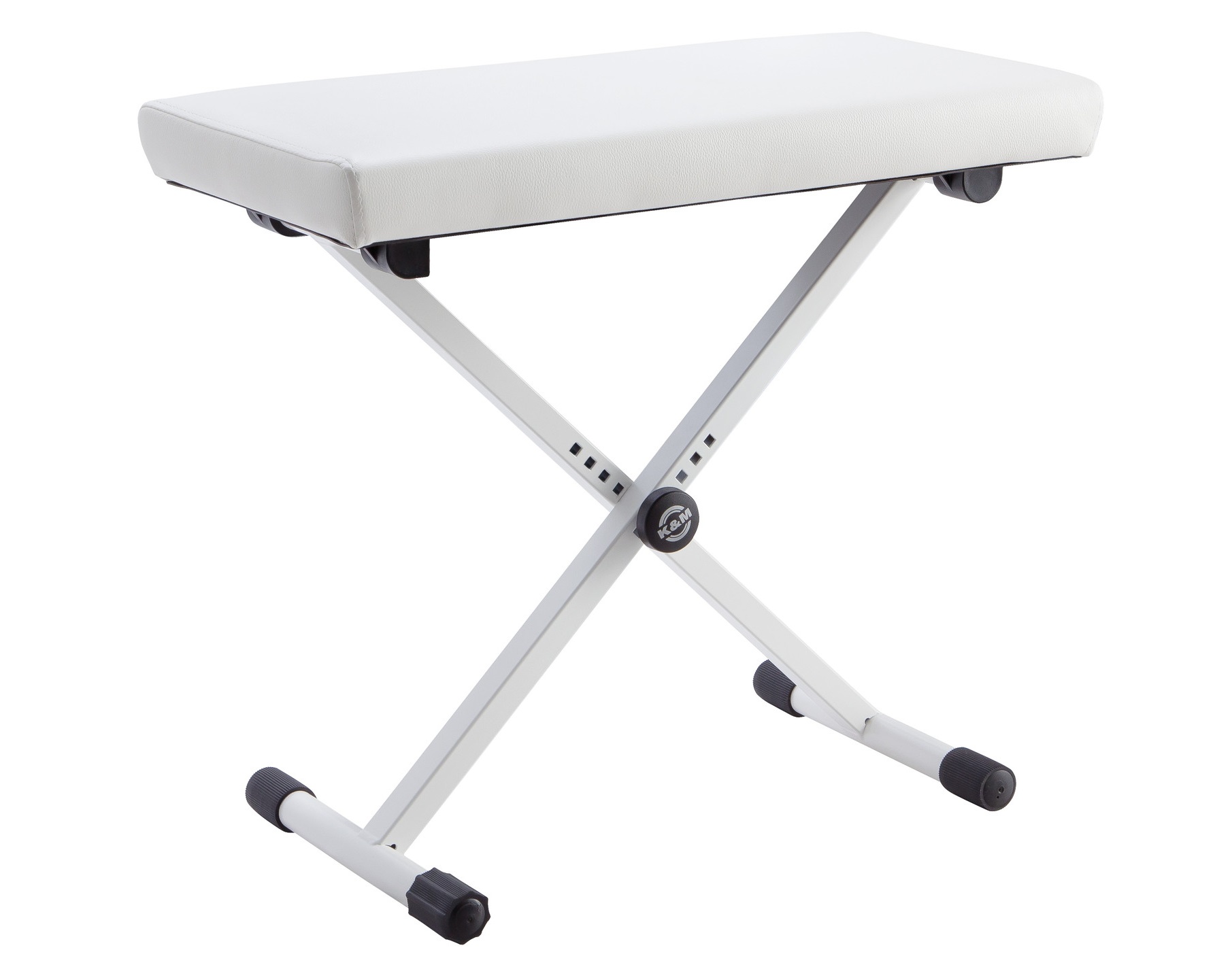 Obrázok Konig & Meyer 14077 Keyboard Bench Pure White Imitation Leather