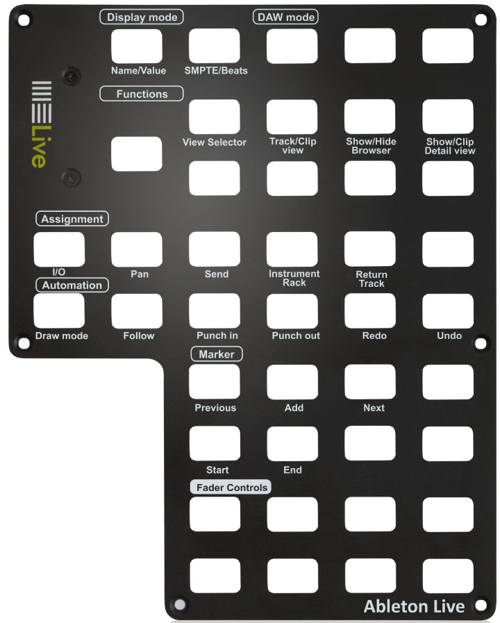 Obrázok Icon Qcon Pro X Panel Ableton Live