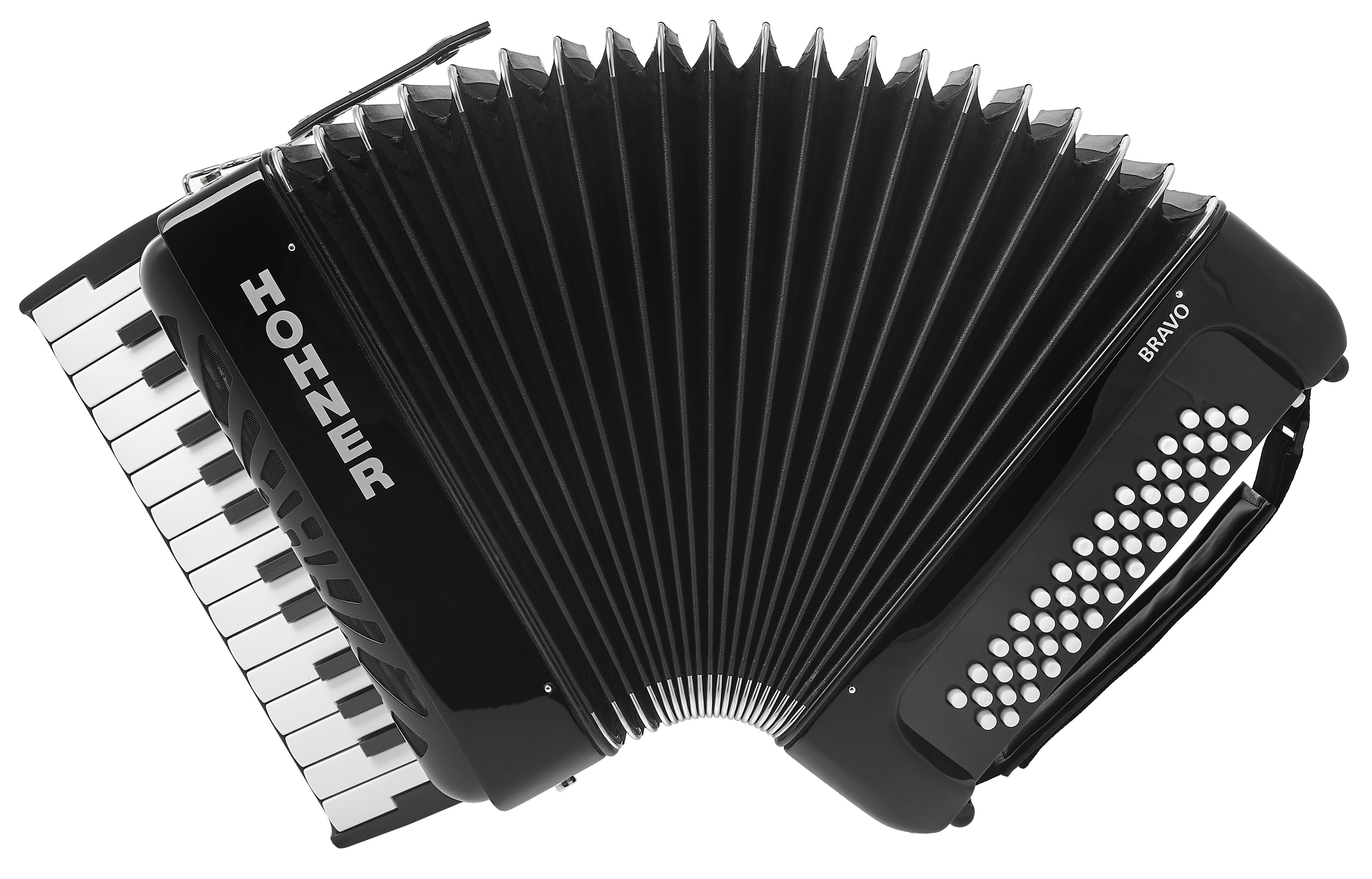 Obrázok Hohner Bravo I 49 F, black (SilentKey)