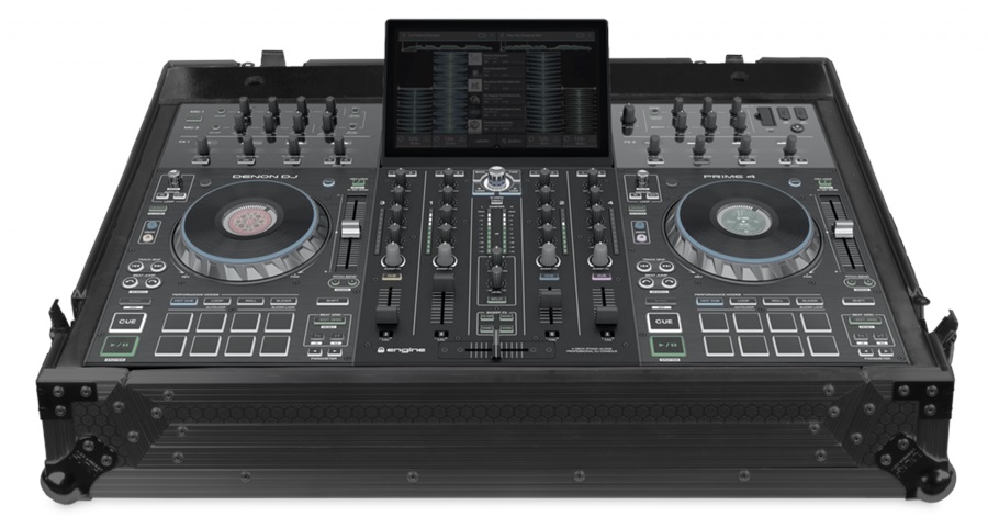 Obrázok UDG Ultimate Flight Case Denon DJ Prime 4 Black Plus (Wheels)