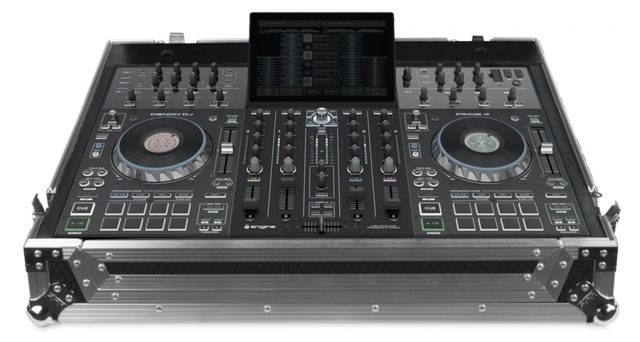 Obrázok UDG Ultimate Flight Case Denon DJ Prime 4 Silver Plus (Wheels)