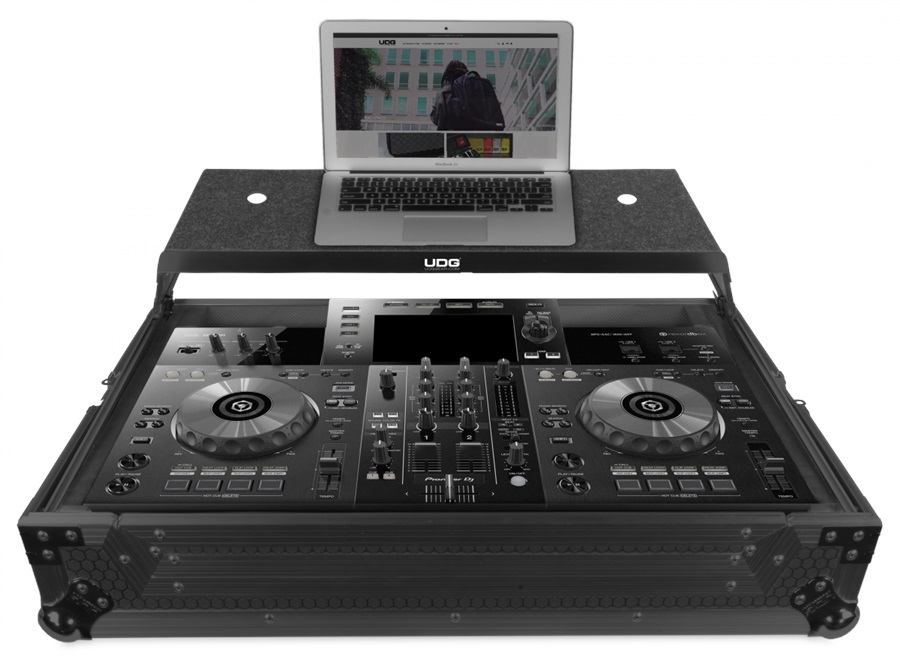 Obrázok UDG Ultimate Flight Case Pioneer XDJ-RR Black Plus (Laptop shelf)