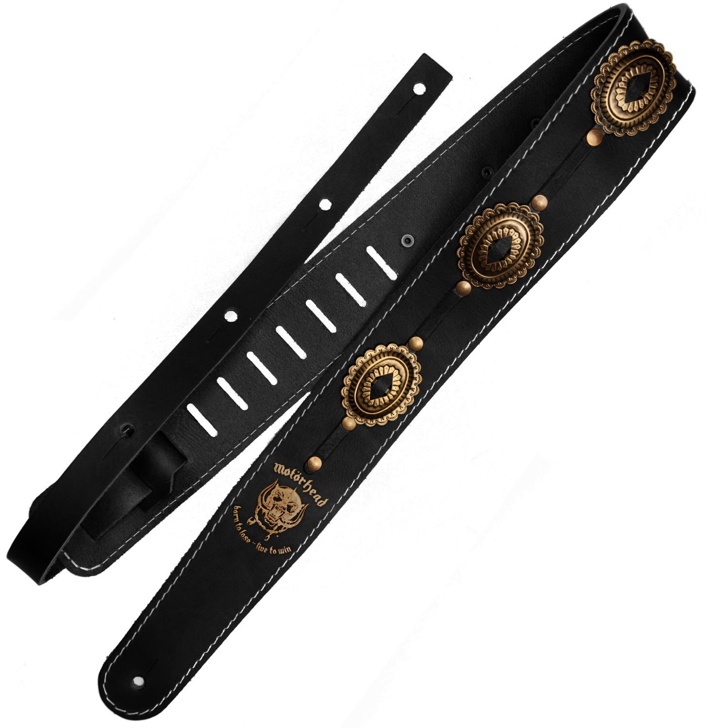 Obrázok Richter Motörhead Concho Strap Black/Old Brass