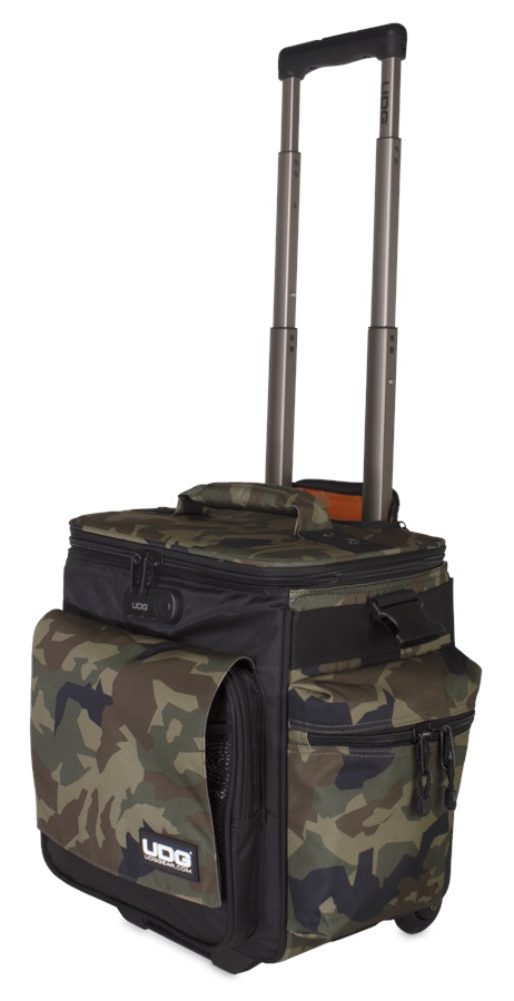 Obrázok UDG Ultimate SlingBag Trolley DeLuxe Black Camo, Orange inside