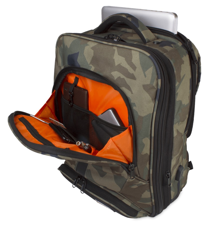 Obrázok UDG Ultimate Backpack Slim Black Camo, Orange inside