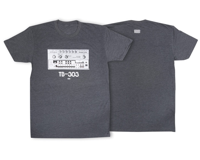 Obrázok Roland TB-303 Crew T-shirt XL Charcoal