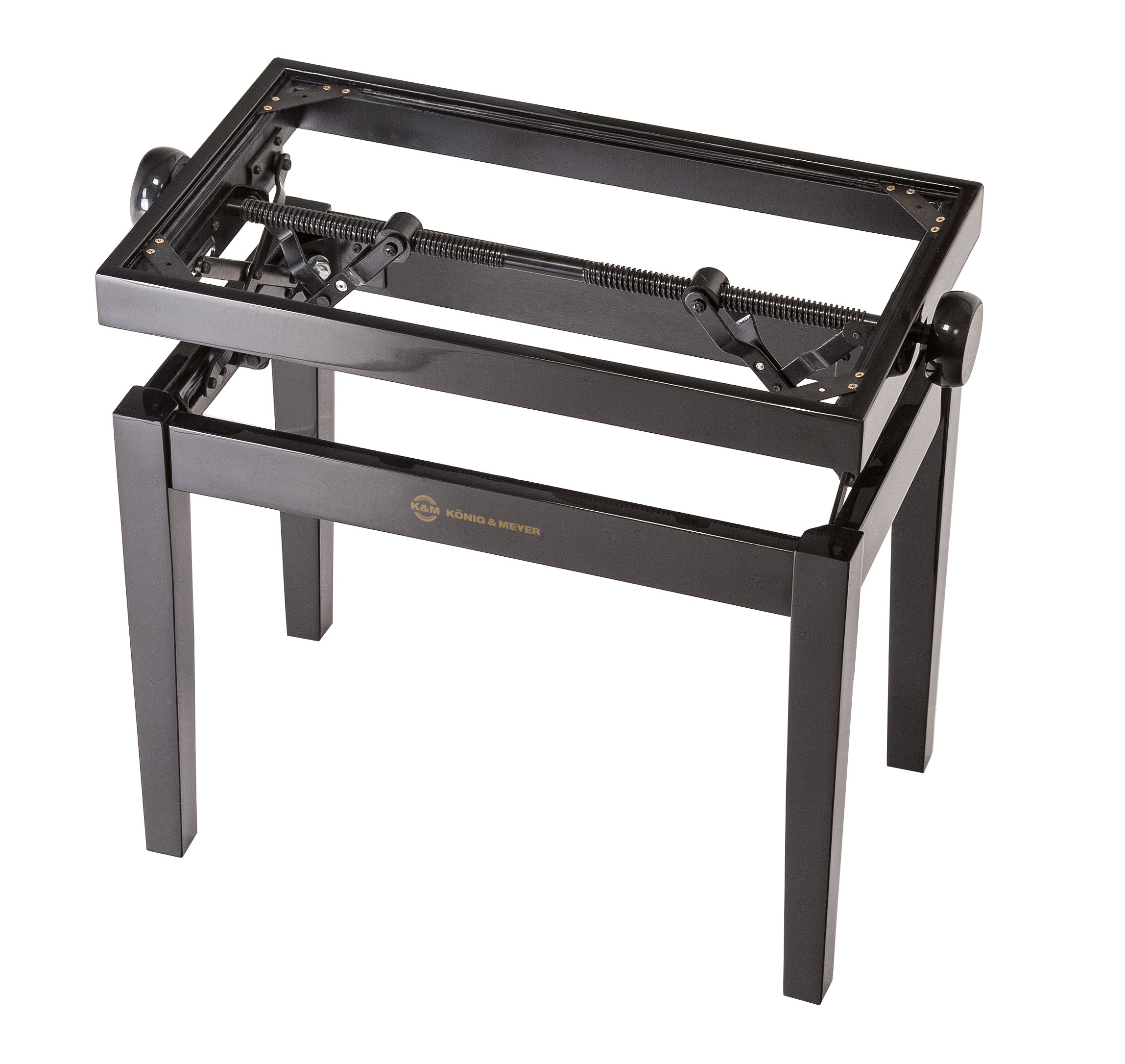 Obrázok Konig & Meyer 13701 Piano Bench - Wooden Frame Black Glossy Finish