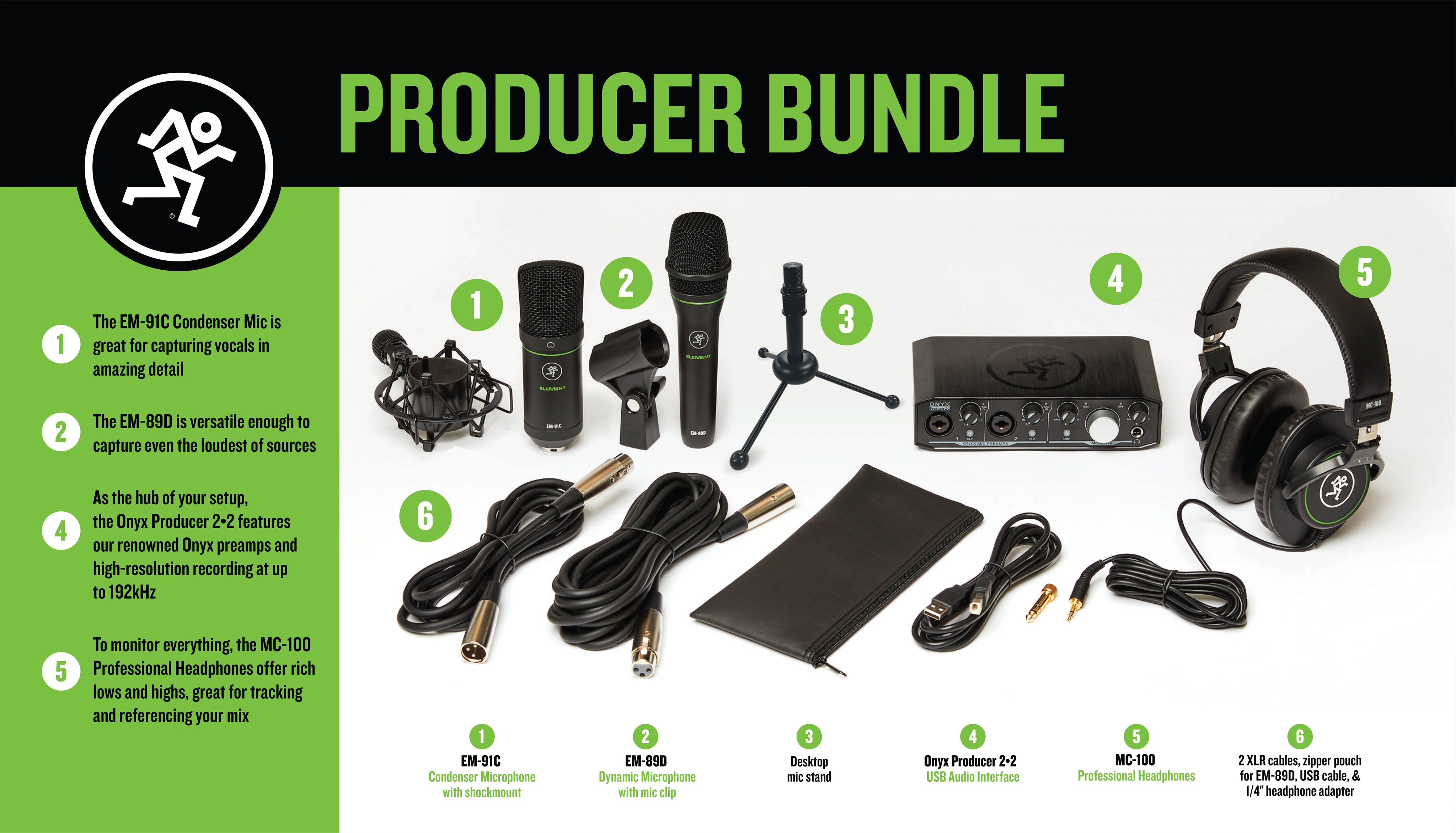 Obrázok Mackie Producer Bundle