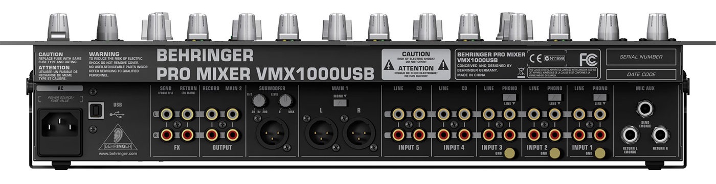 Obrázok Behringer VMX1000USB