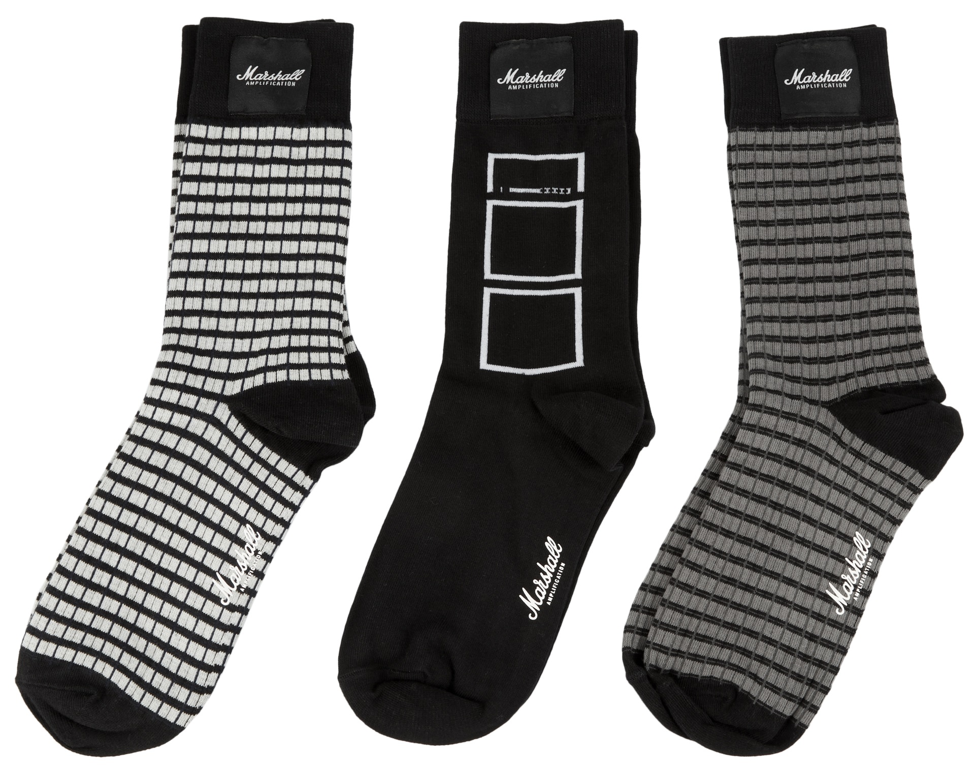 Obrázok Marshall Ponožky 3 Pack Monochrome Socks Size 3-6