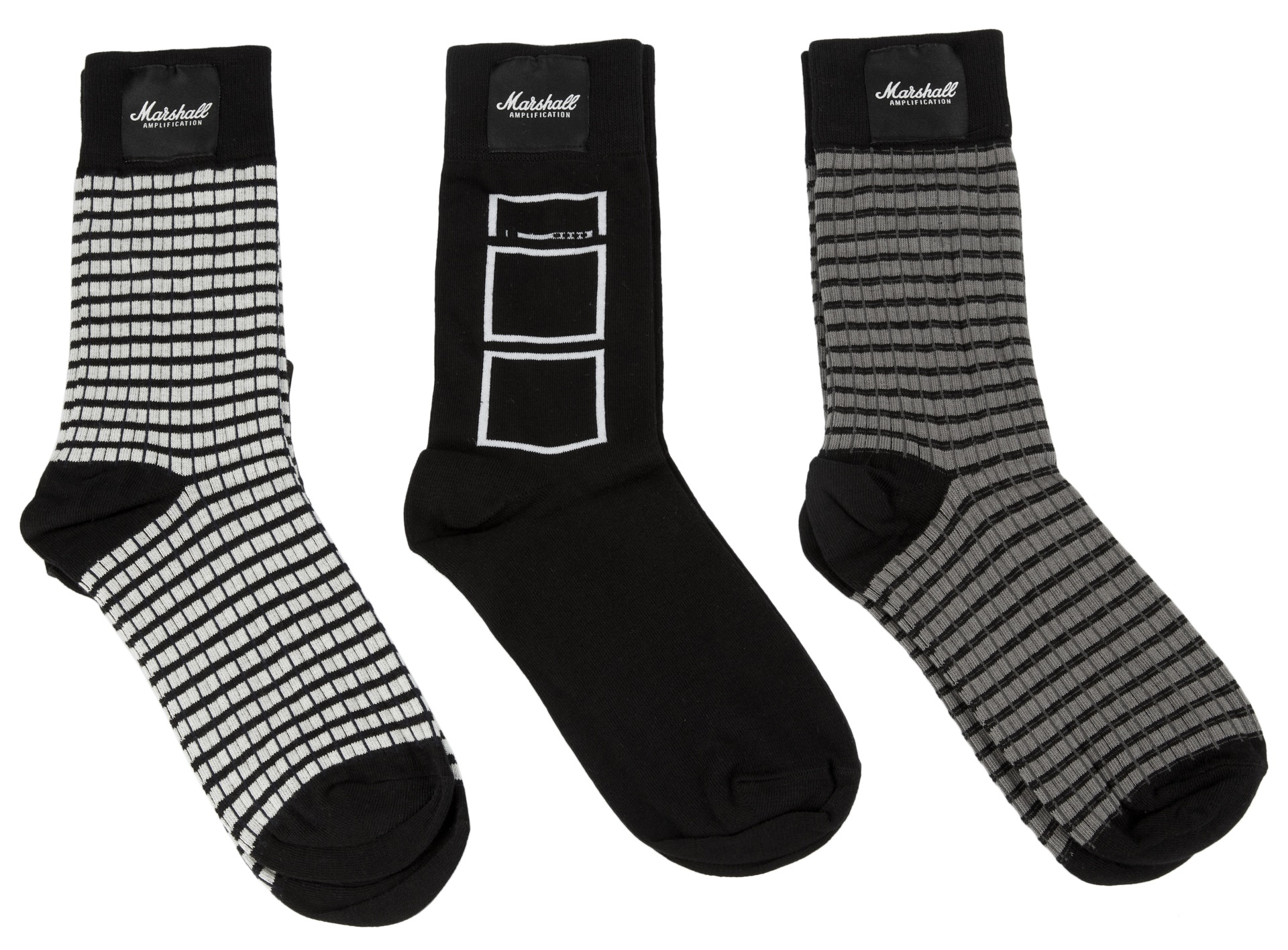 Obrázok Marshall Ponožky 3 Pack Monochrome Socks Size 3-6