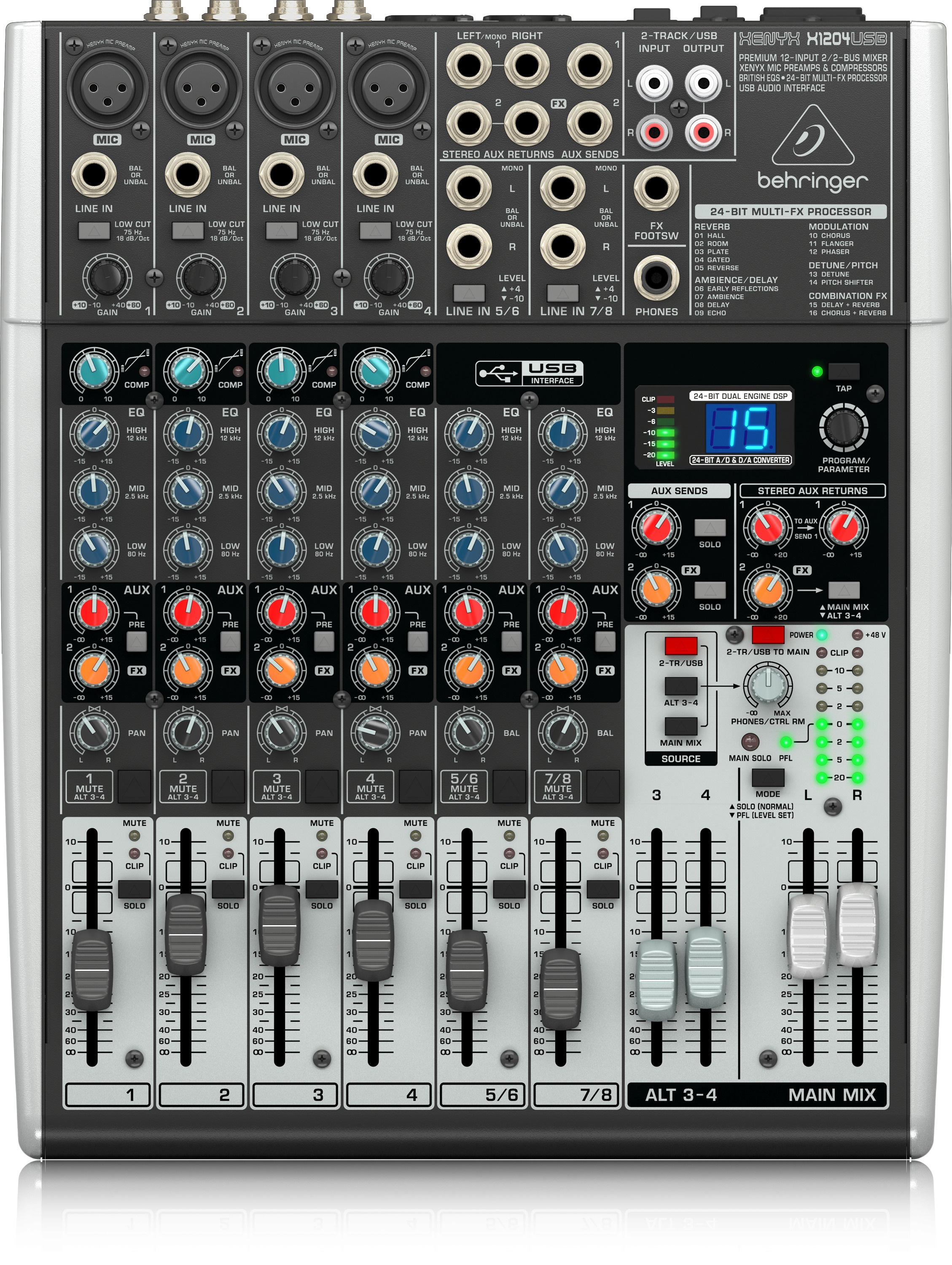 Obrázok Behringer XENYX X 1204 USB