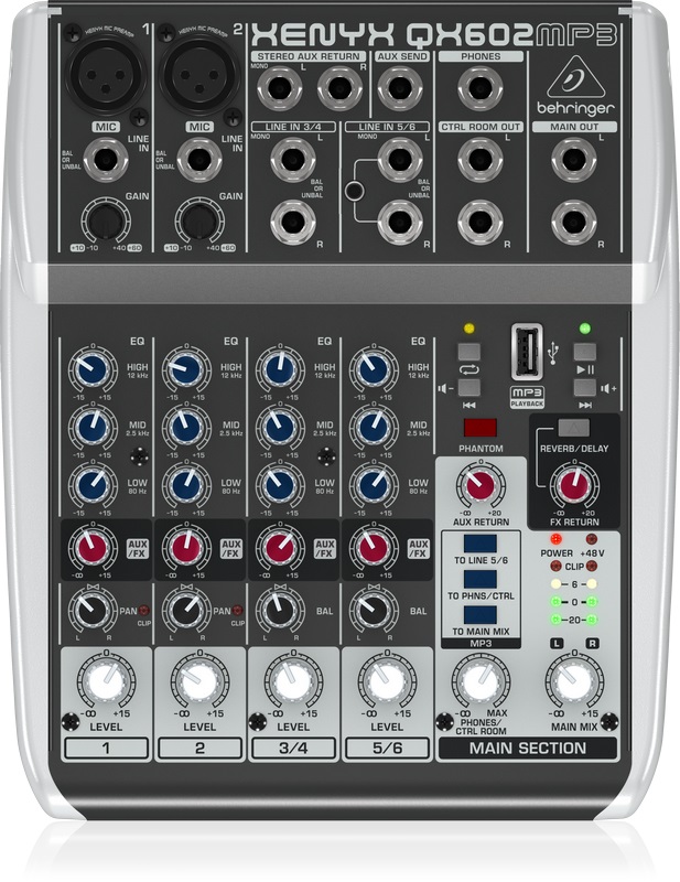 Obrázok Behringer Xenyx QX602MP3