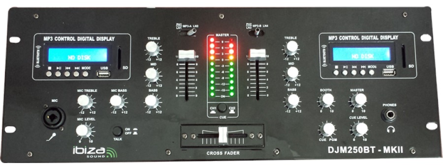 Obrázok Ibiza sound DJM250BT-MKII 