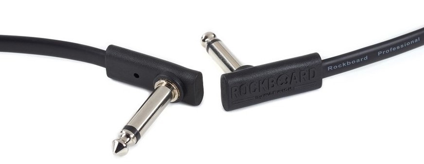 Obrázok RockBoard Flat Patch Cable Black 45 cm