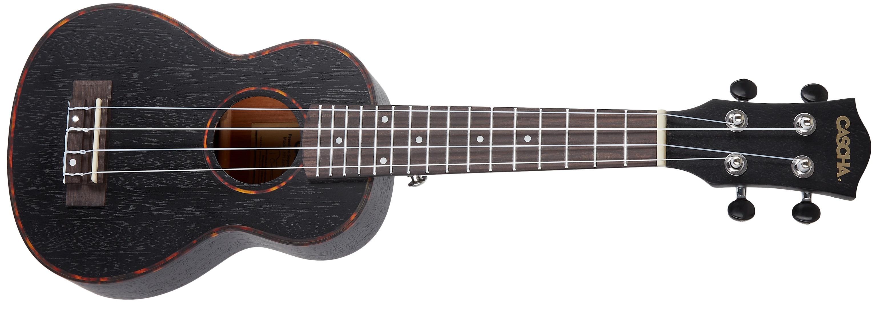 Obrázok Cascha HH 2262 Premium Mahogany Ukulele Set Black