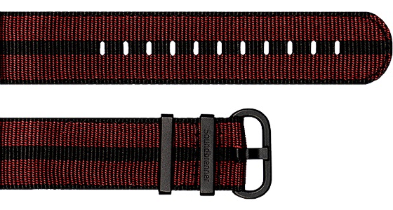 Obrázok Soundbrenner Woven Nylon Strap Red