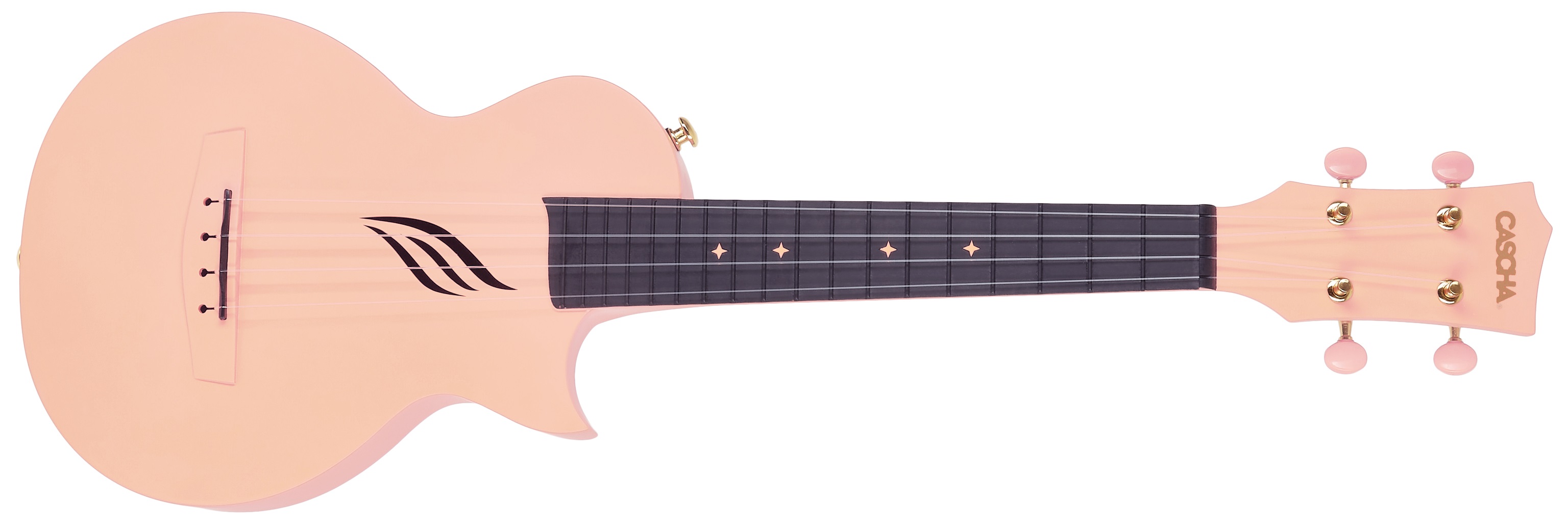 Obrázok Cascha HH 2288 Carbon Fibre Ukulele Set Pink