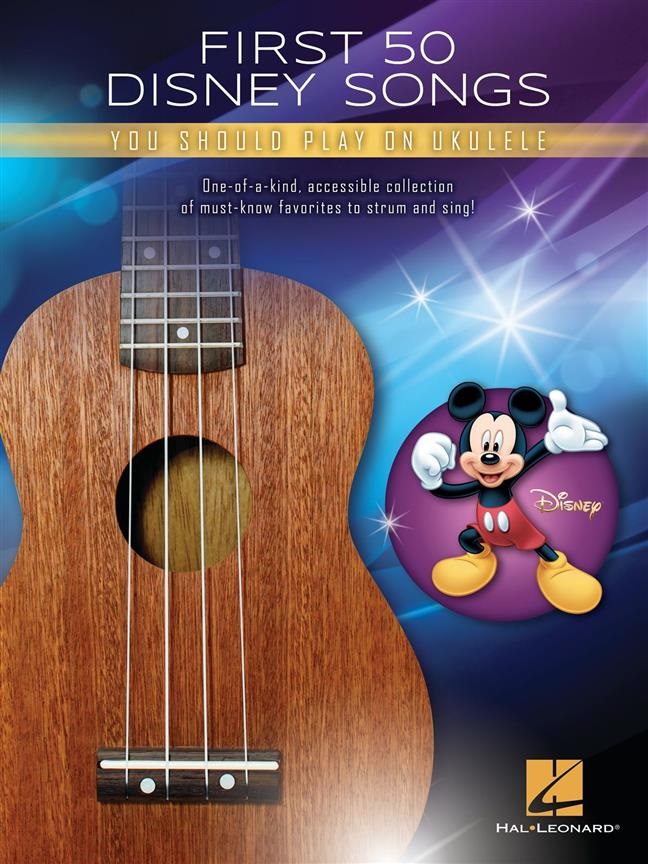 Obrázok MS First 50 Disney Songs You Should Play on Ukulele