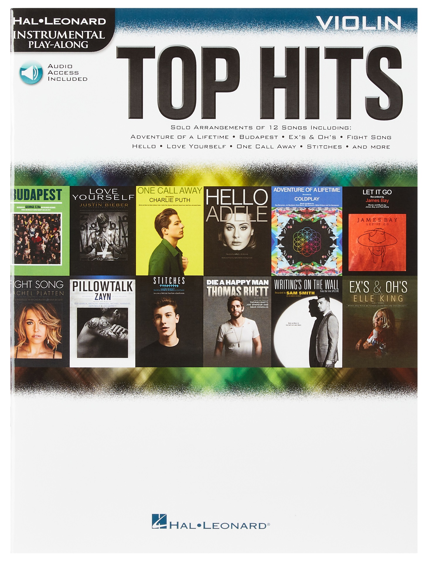 Obrázok MS Hal Leonard Instrumental Play-Along: Top Hits - Violin