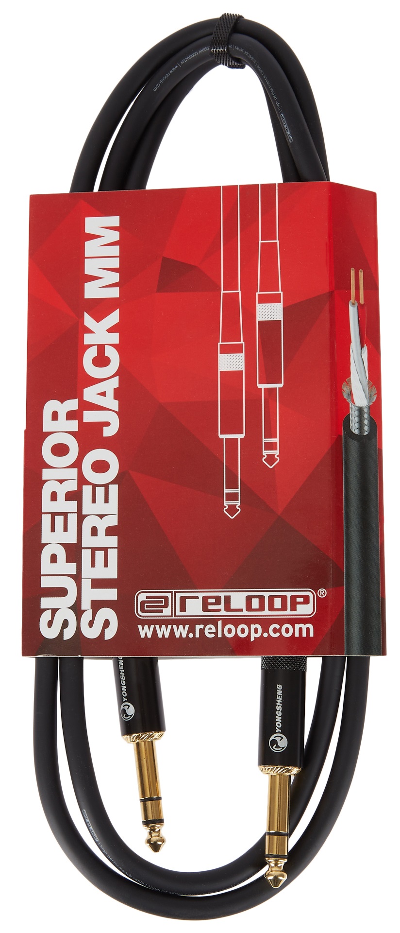 Obrázok Reloop Cable Superior Stereo Jack M / Stereo Jack M 1,5 m