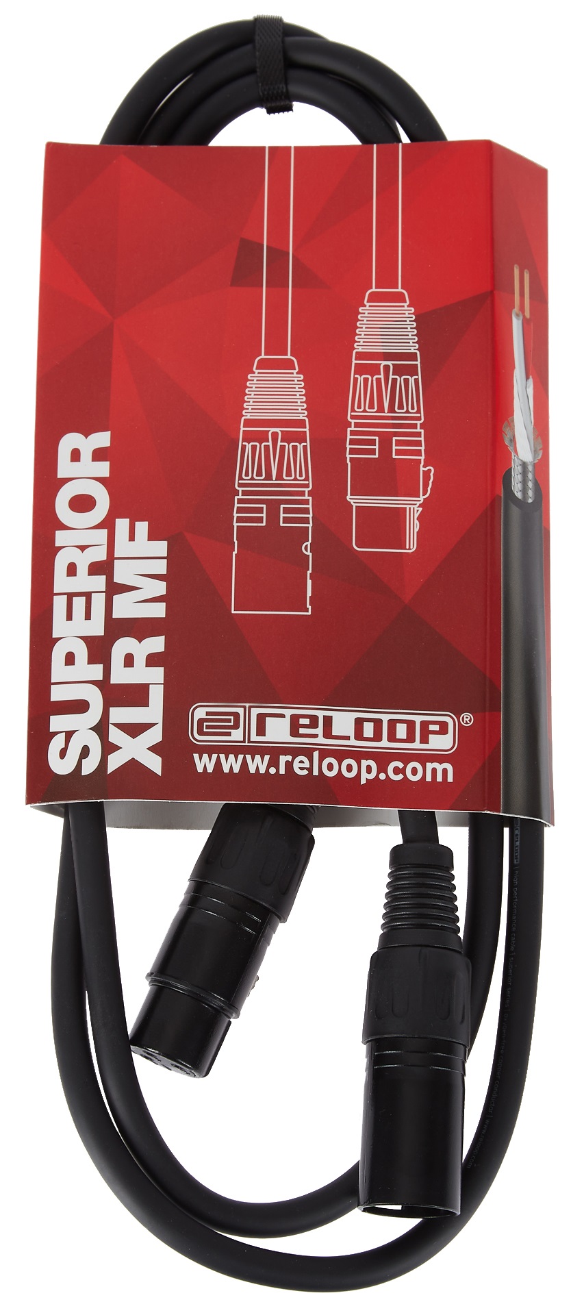 Obrázok Reloop Cable Superior XLR M / XLR F 1,5 m