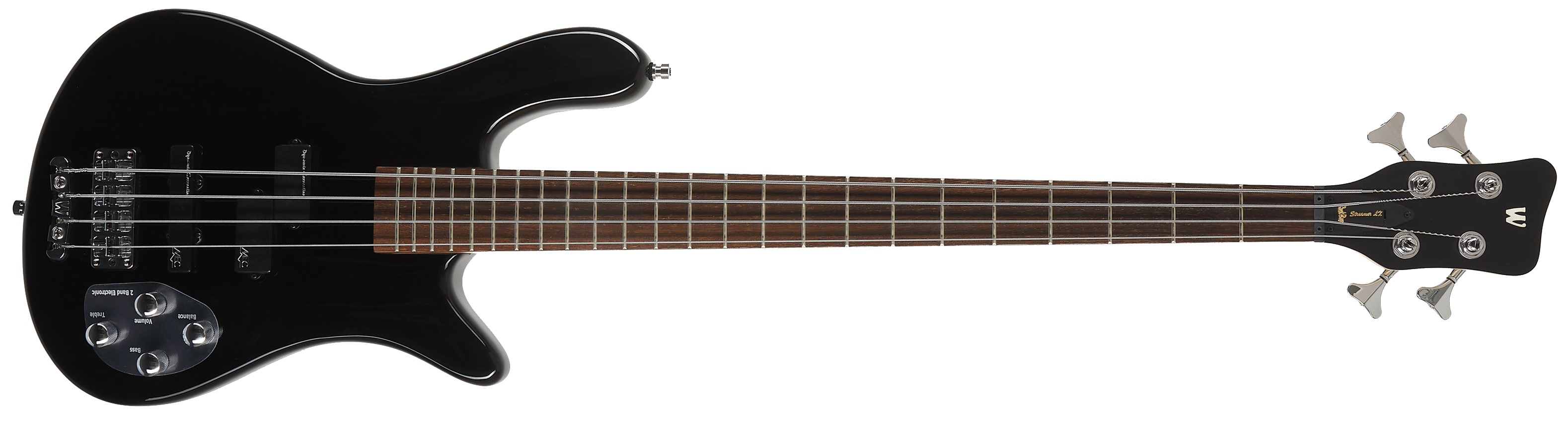 Obrázok Warwick Rockbass Streamer LX, 4-String - Black Solid High Polish