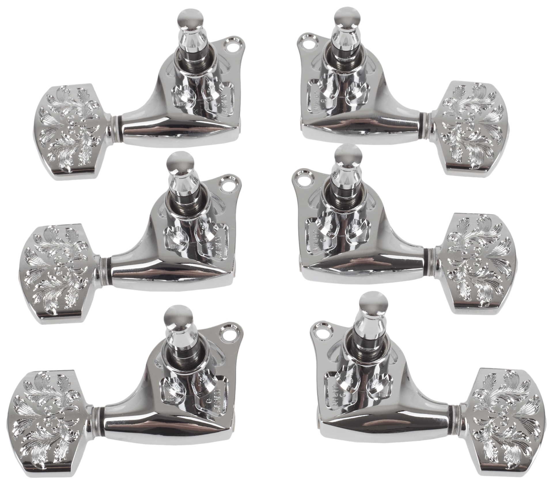 Obrázok Gotoh Guitar Tuners 1:21 6-String, Polished Chrome