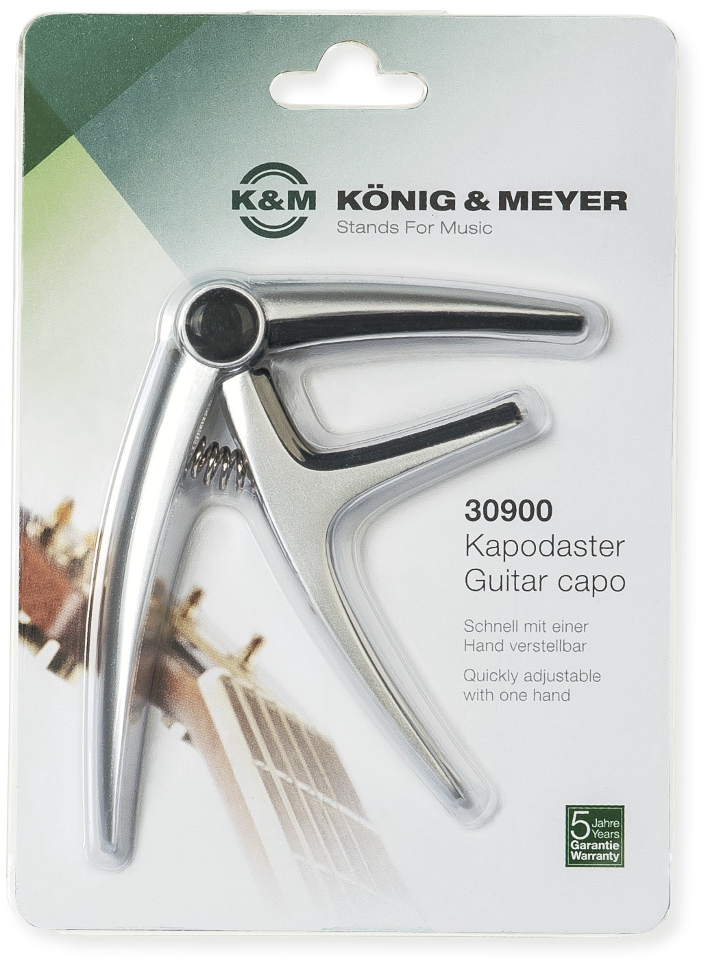 Obrázok Konig & Meyer 30900 Guitar Capo Mat Chrome