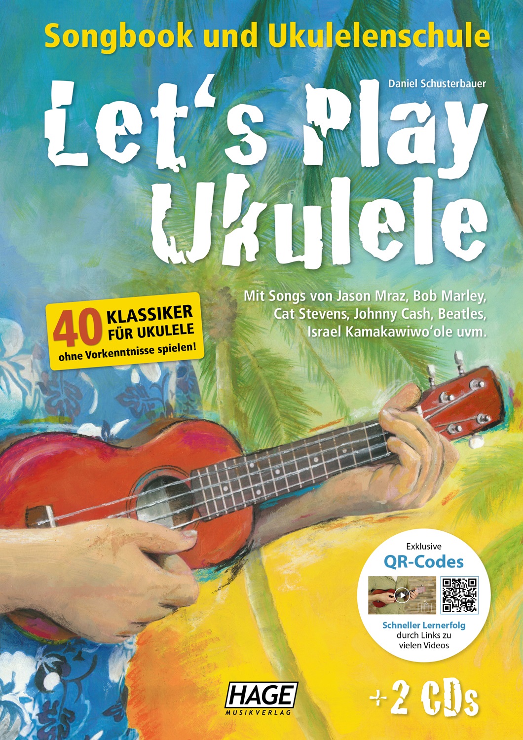 Obrázok HAGE Musikverlag Let's Play Ukulele with DVD and 2 CDs