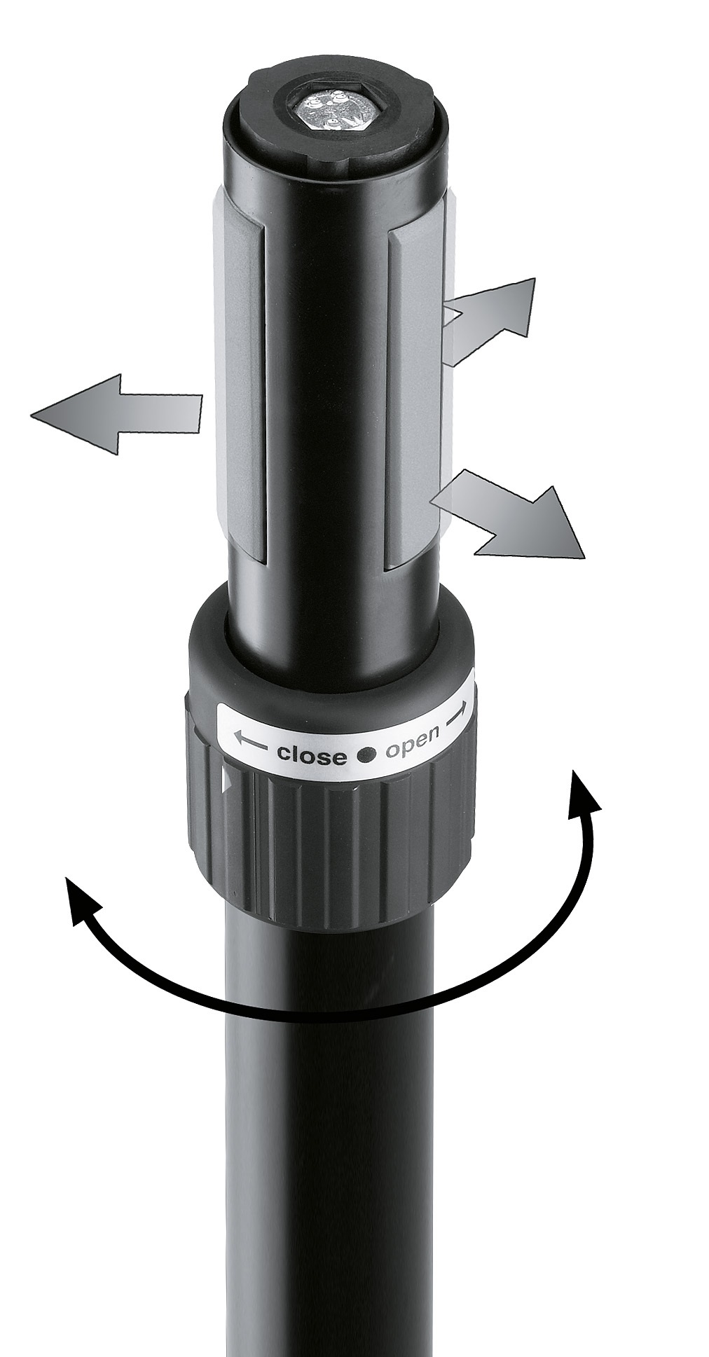 Obrázok Konig & Meyer 21367 Distance Rod Ring Lock Black