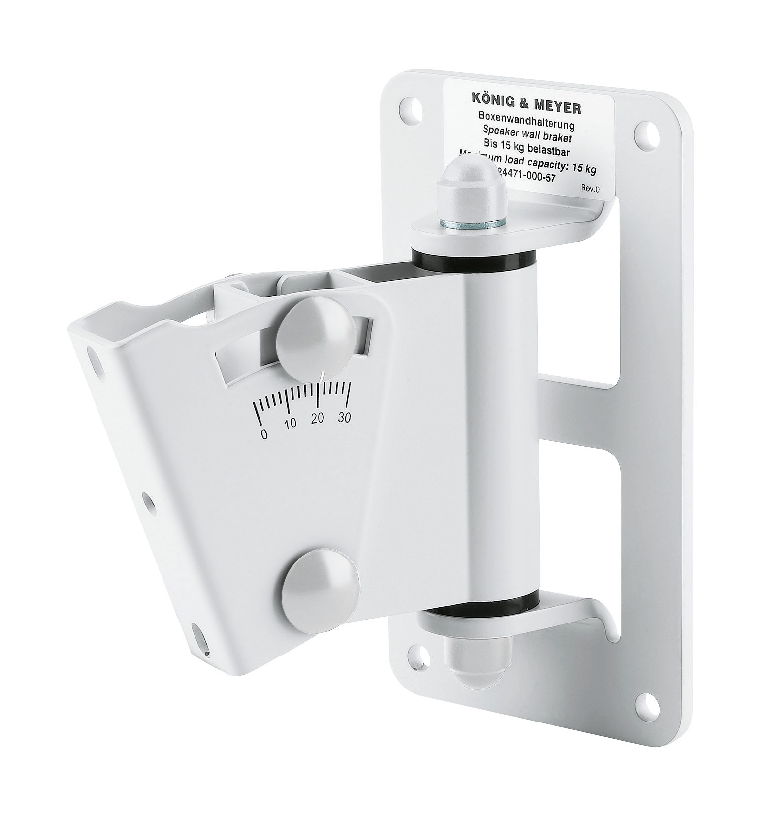 Obrázok Konig & Meyer 24471 Speaker Wall Mount White