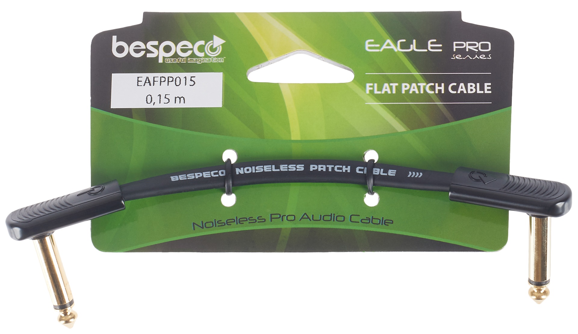 Obrázok Bespeco Eagle Pro Flat Patch Cable 0,15 m