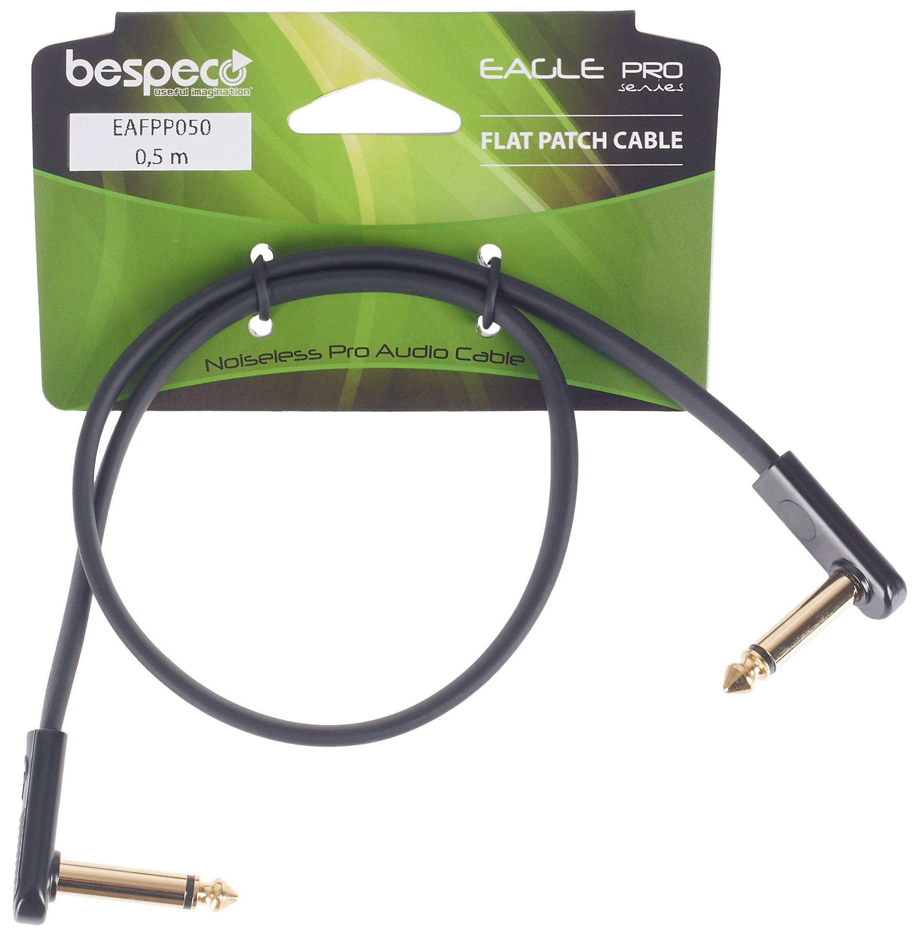 Obrázok Bespeco Eagle Pro Flat Patch Cable 0,50 m