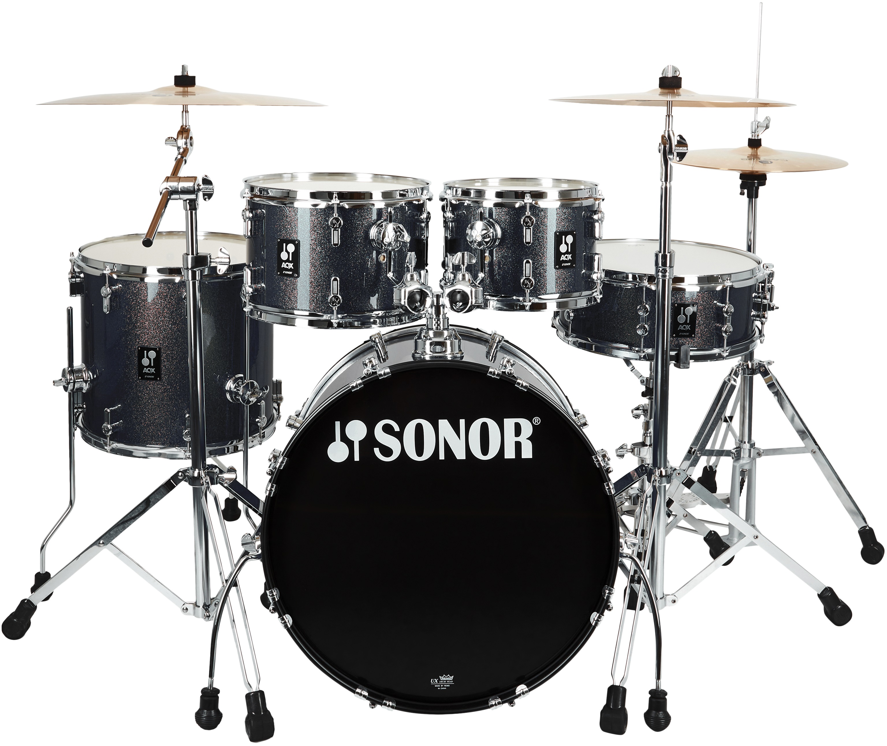 Obrázok Sonor AQX Studio Set Black Midnight Sparkle