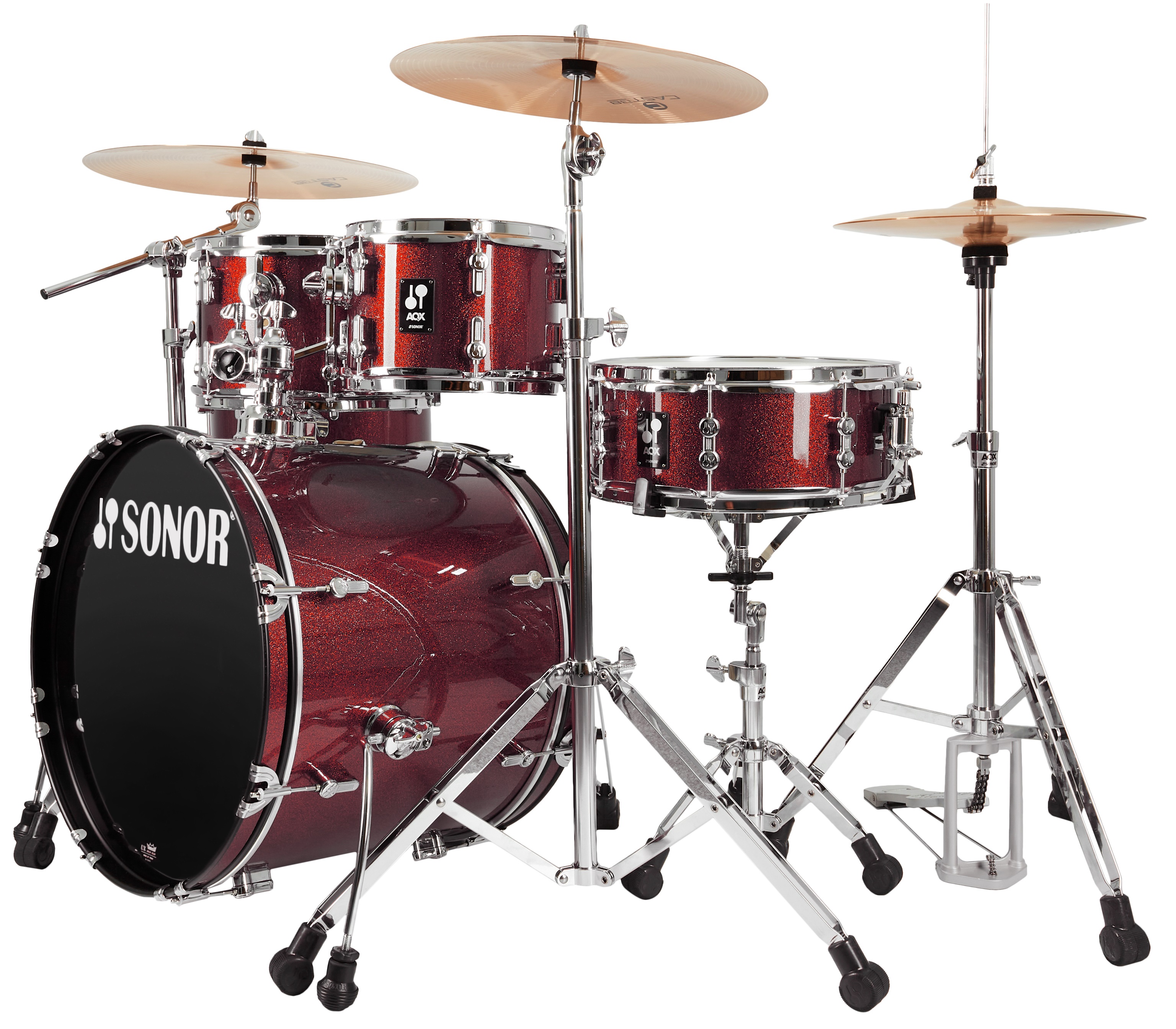 Obrázok Sonor AQX Studio Set Red Moon Sparkle