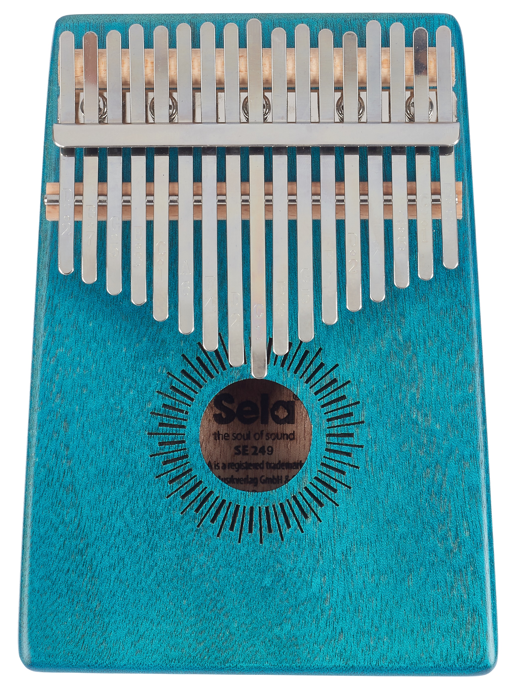 Obrázok Sela Kalimba Mahogany 17 Blue