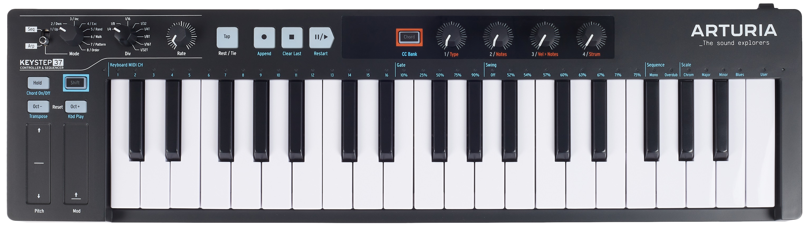 Obrázok Arturia KeyStep 37 BK