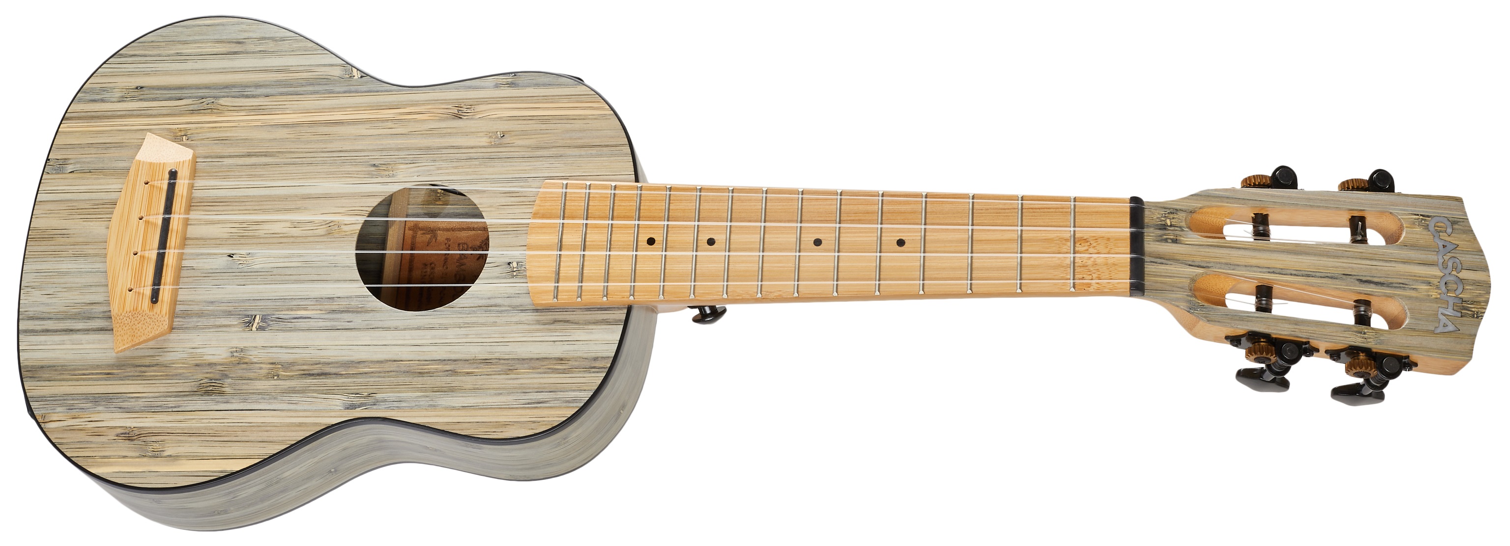 Obrázok Cascha Soprano Ukulele Bamboo Graphite EQ