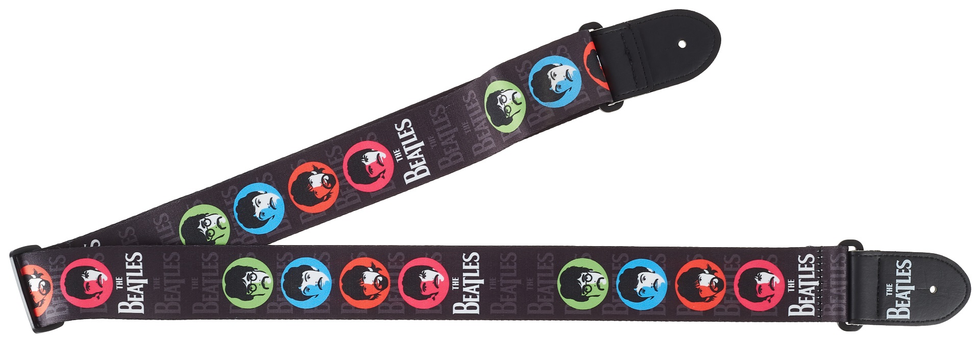 Obrázok The Beatles Guitar Strap Faces