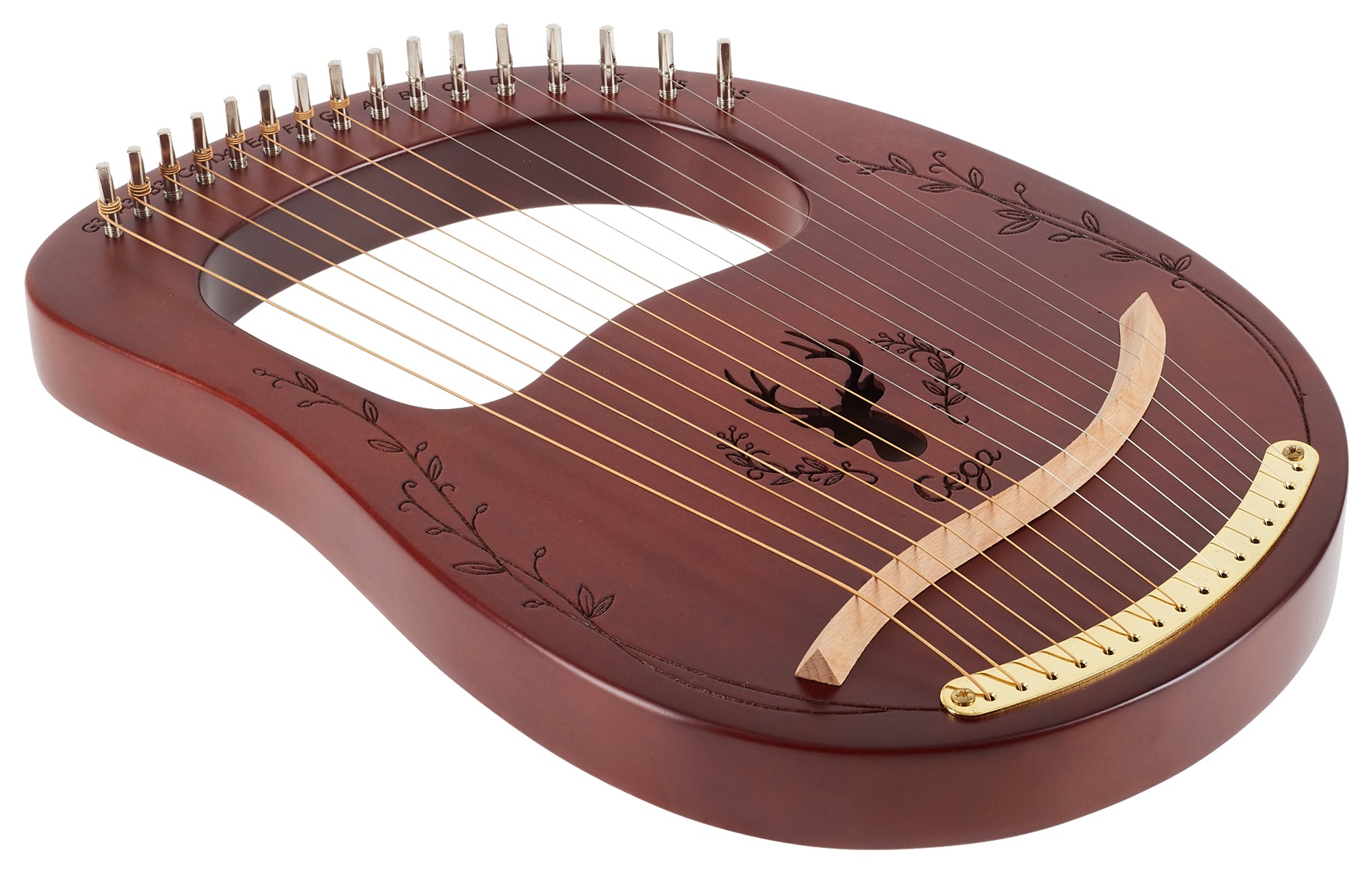 Obrázok Cega Lyre Harp 16 Strings Coffee