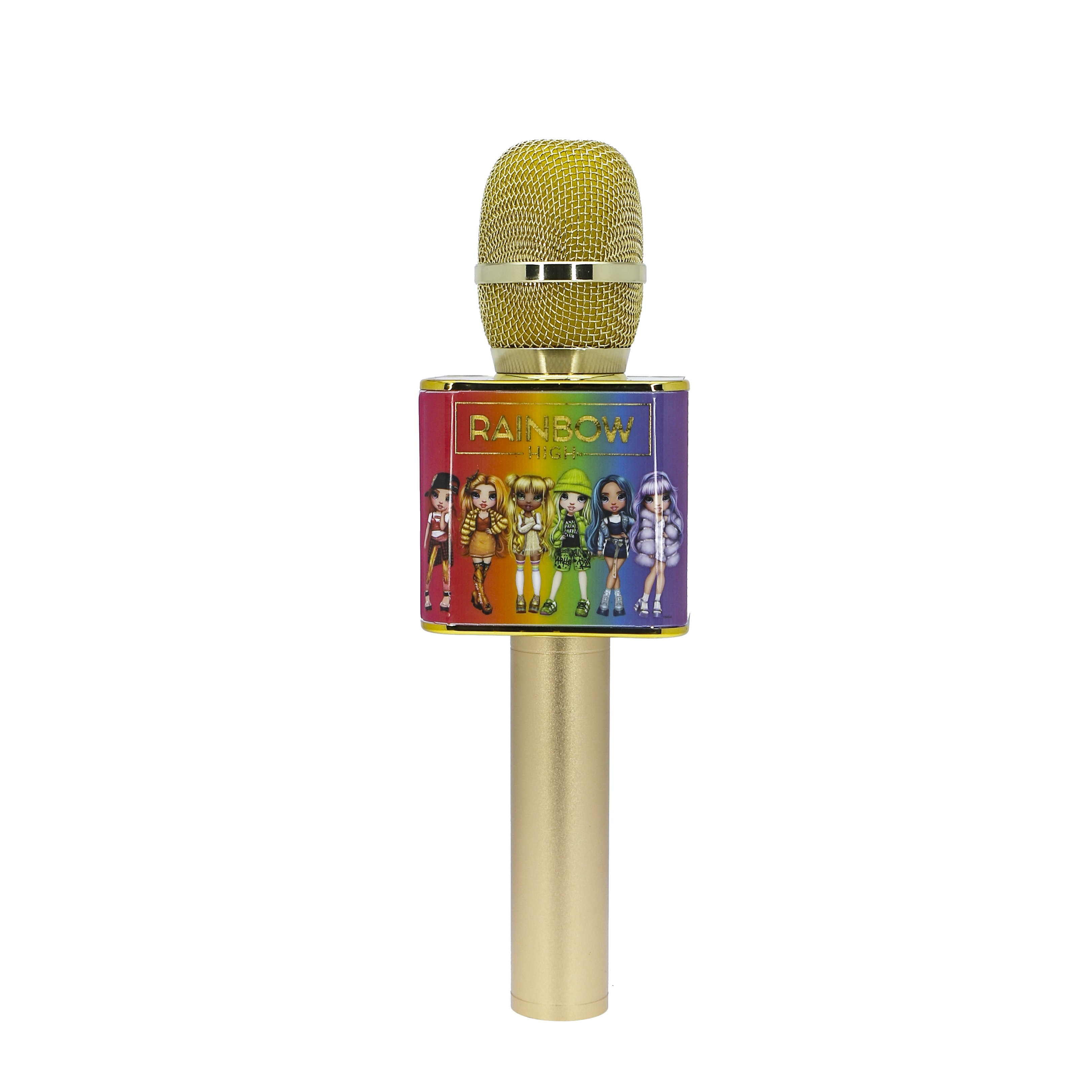 Obrázok OTL Rainbow High Karaoke microphone with Bluetooth speaker