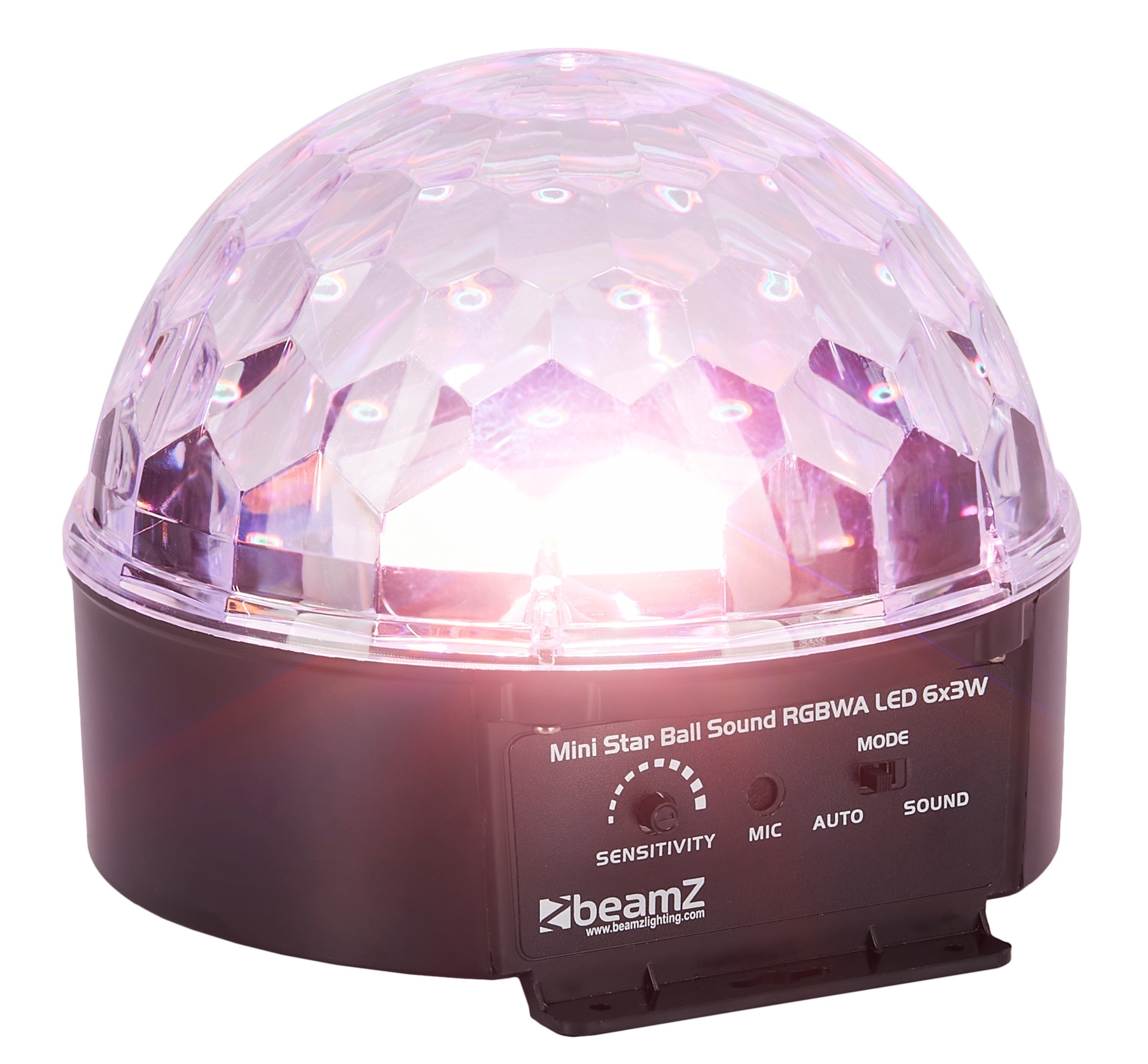 Obrázok Beamz Mini Star Ball, RGBWA, LED, 6 x 3 W, hudobný mod