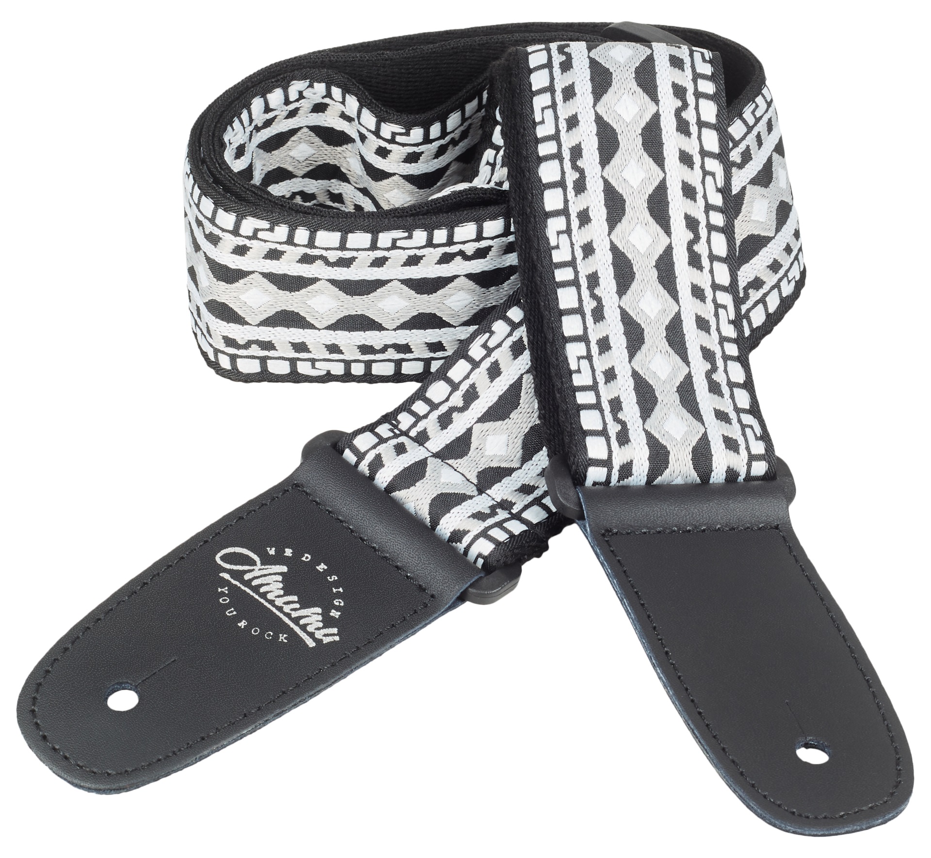 Obrázok Amumu Hootenanny Embroidery Cotton Strap Black & White