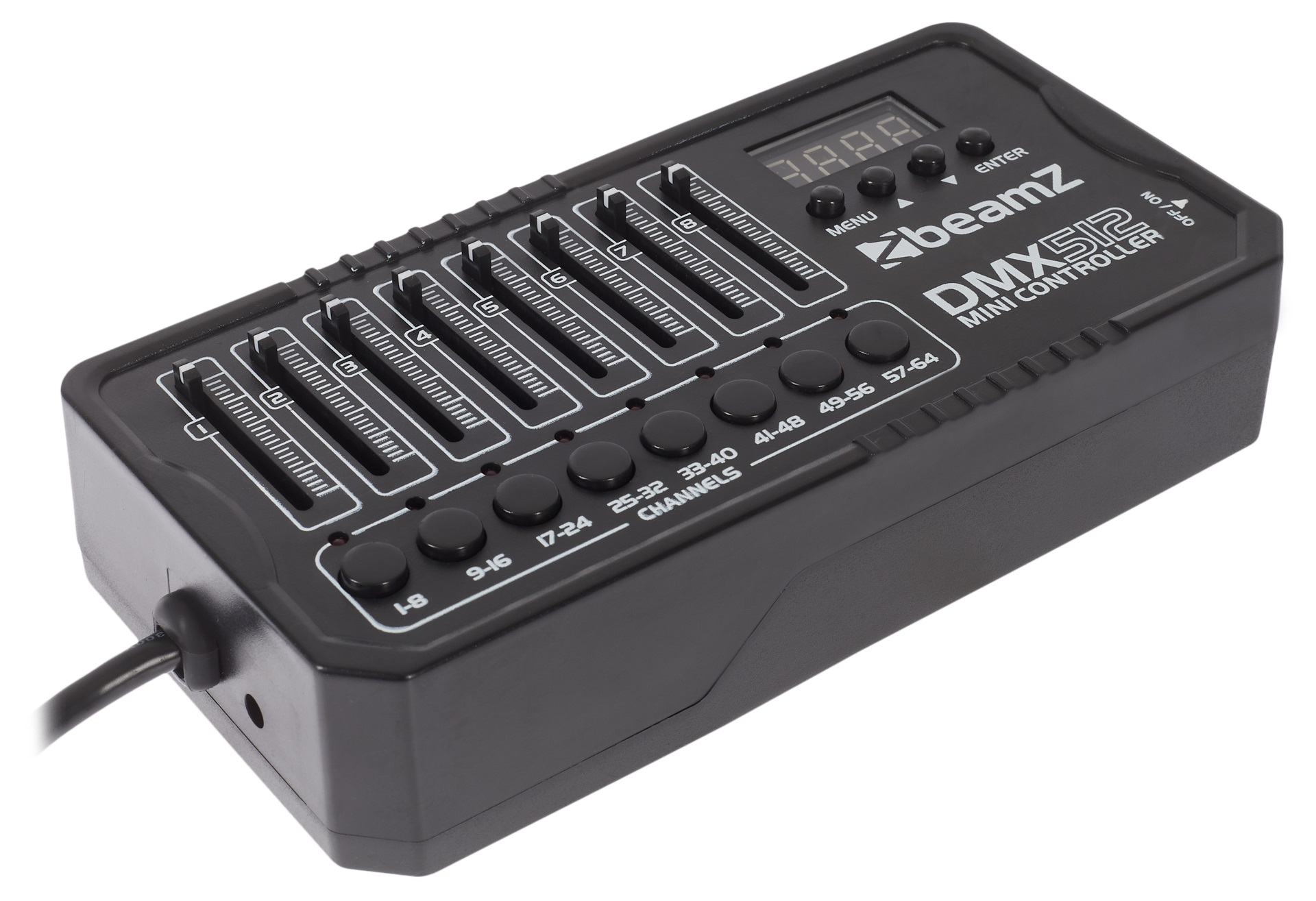 Obrázok Efektový controller Beamz DMX-512 Mini, batéria, XLR, 64 DMX