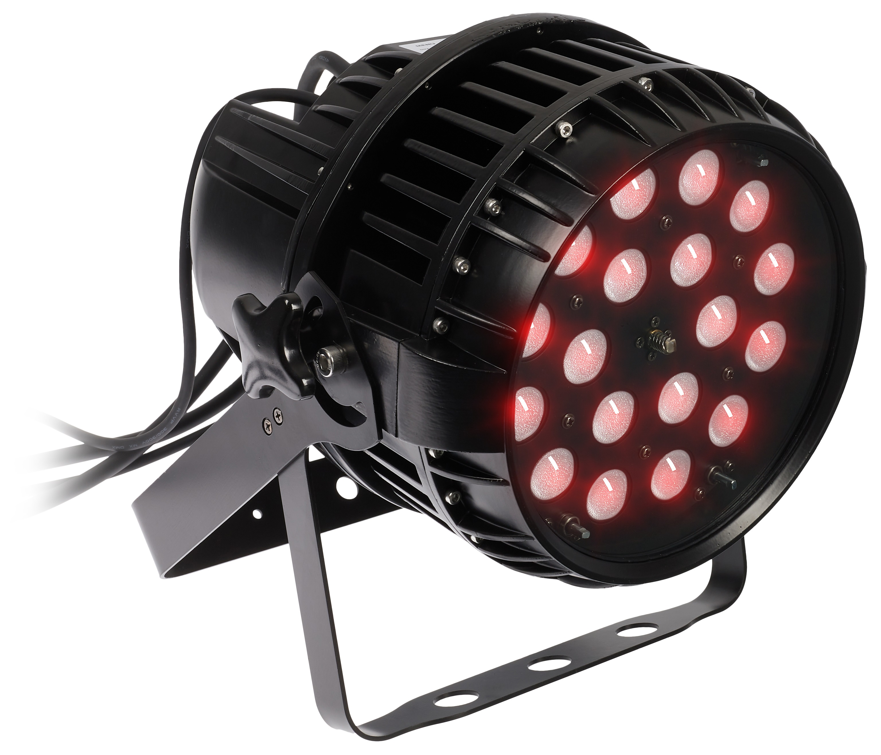 Obrázok Flash LED PAR 64 18x10W RGBW 4in1 ZOOM IP65